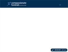Tablet Screenshot of compassionatefunerals.com.au